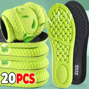 Anti-sweat High Elasticity Latex Sport Insoles Soft Shoe Pads Arch Support Orthotic Insoles Breathable Deodorant Sports Insole