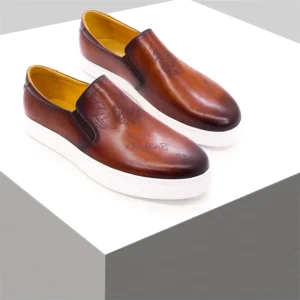 Genuine Leather Casual Men's Shoes High-grade Handmade Fashion Comfortable Leather Shoes Daily Dating Loafers Formal Party Shoes